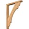 Ekena Millwork Olympic Block Smooth Bracket w/ Offset Brace, Western Red Cedar, 3 1/2"W x 24"D x 32"H BKT0402X24X32OLY05SWR - alternate 1